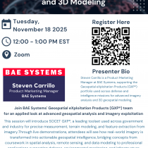 UMD GIS Week Talk Flyer