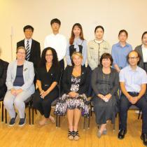 Group photo of BSOS and ISS leadership